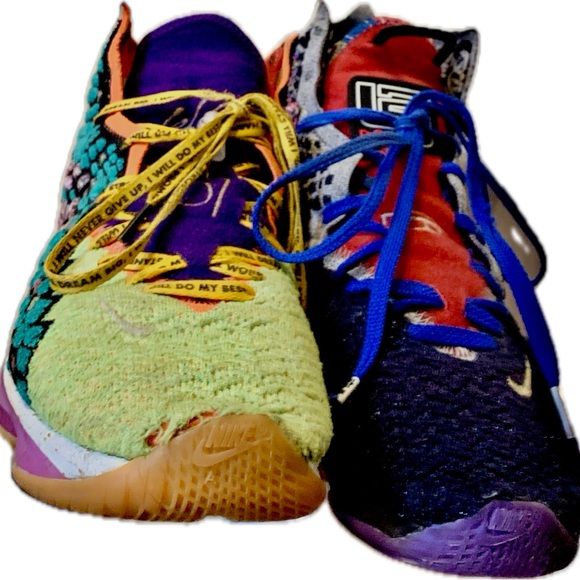 Nike LeBron 17  "What The..." colorway  12 M. Great Condition - Picture 13 of 14